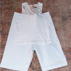 Lonely Ghost Biker Shorts Set